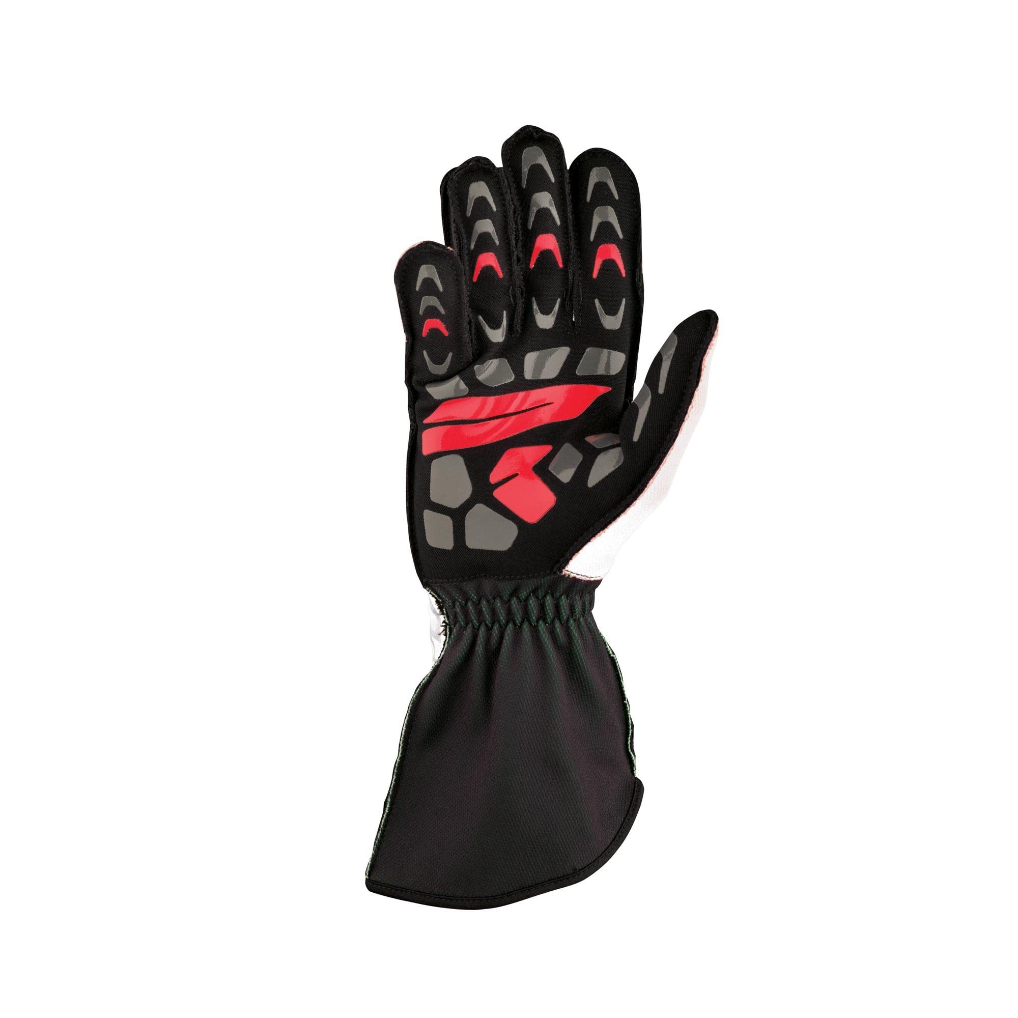 OMP KS-2R Kart-Handschuhe MY2022 – Rot/schwarz, Größe L, Robust, Atmungsaktiv, Für Rennsport