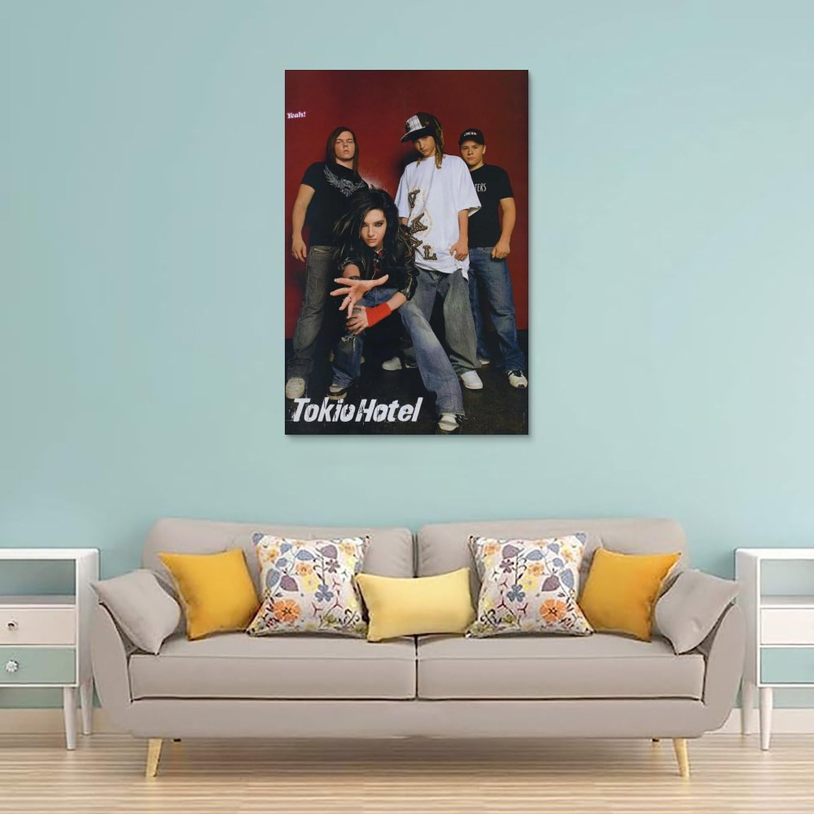 BKDRL Tokio Hotel Band Cool Poster Poster 90s Canvas Wall Art Room