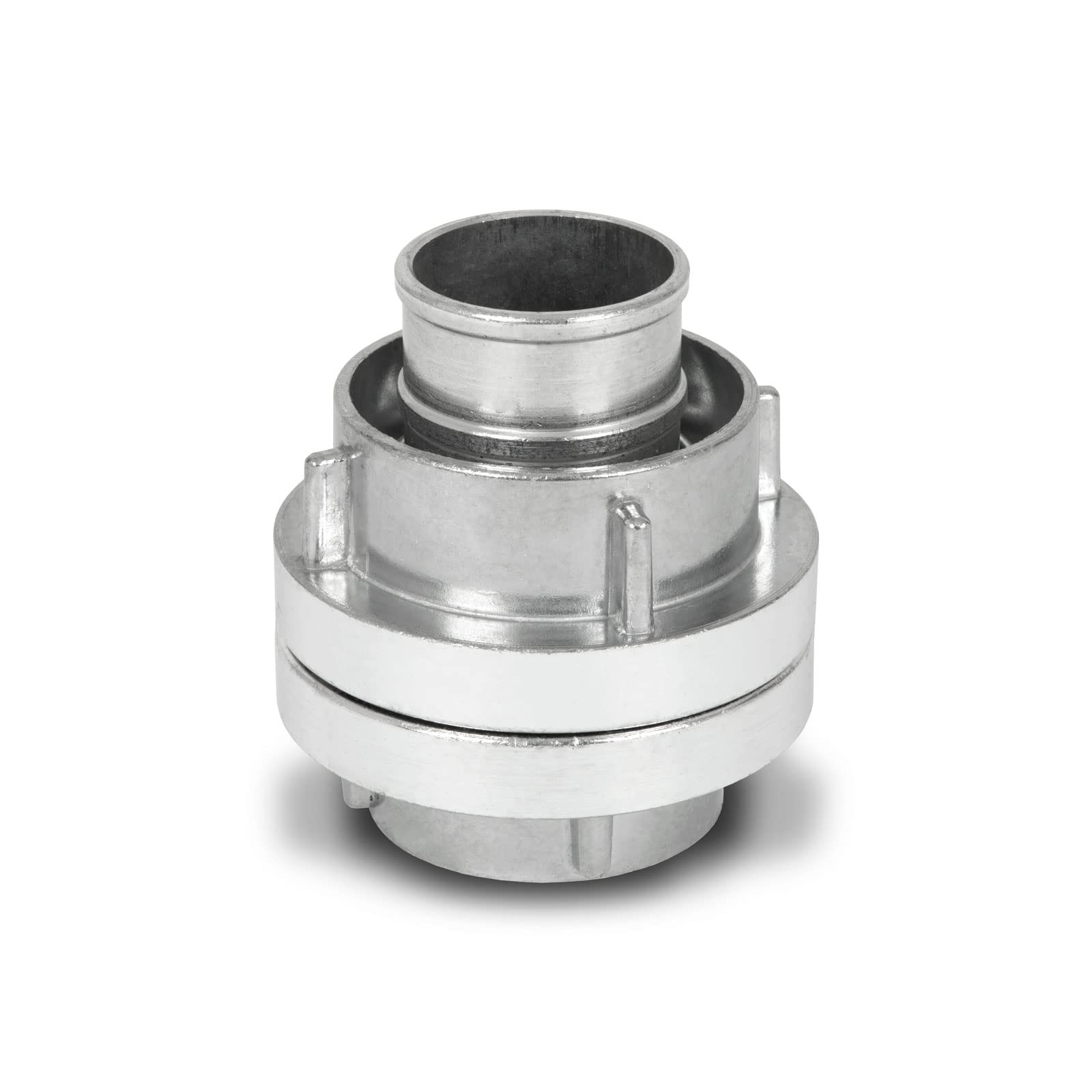 EBERTH 2" Accoppiamento Storz, Accoppiamento Fisso e di Aspirazione in un Set, Raccordo per Tubo Flessibile Storz C con 2 Pollici, Diametro Filettatura Interna 59mm, Diametro Esterno ugello Tubo 52mm