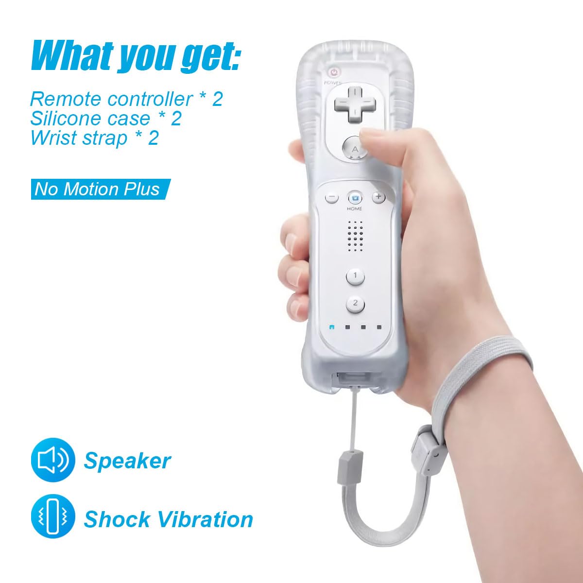 Amazon | TIANHOO Wiiコントローラー 2個パック Wiiリモコン シリコン