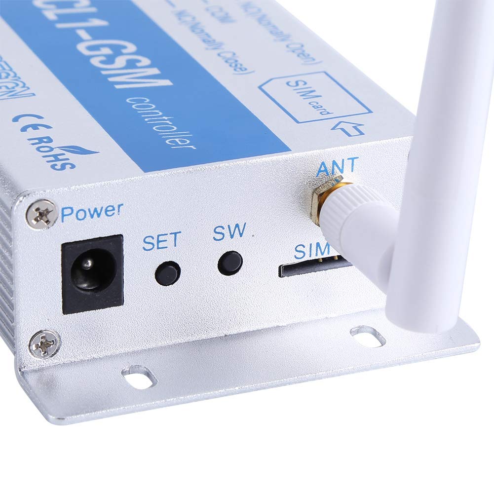 DEWIN Controlador de Acceso gsm,Abridor de Puerta gsm Alarma gsm Sistema de Control de Acceso para Teléfono Móvil Interruptor de Control Remoto CL1-GSM