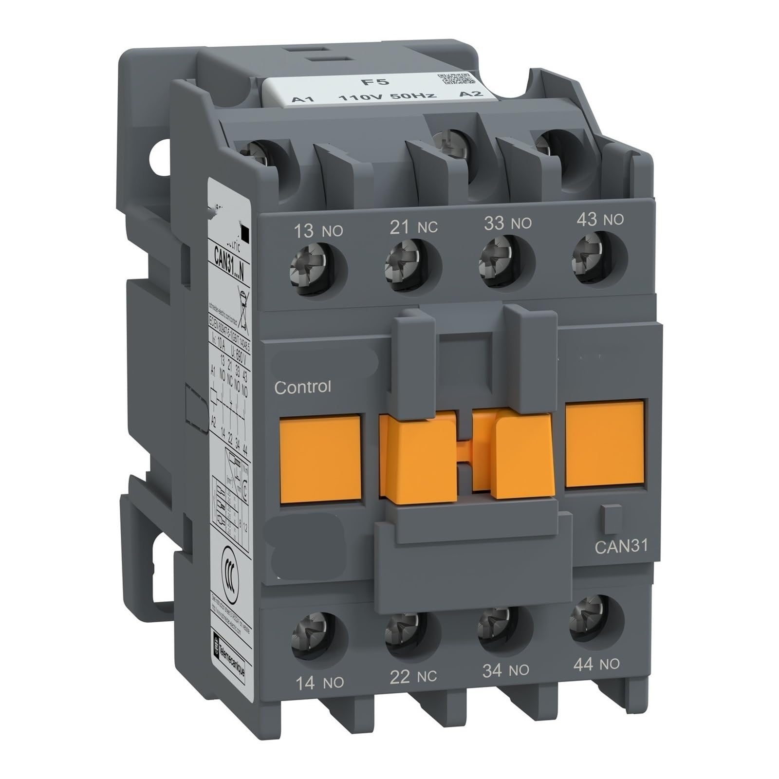 Relais CAE31E5 Schneider type | Performance durable et commutation stable 3NO 1NF