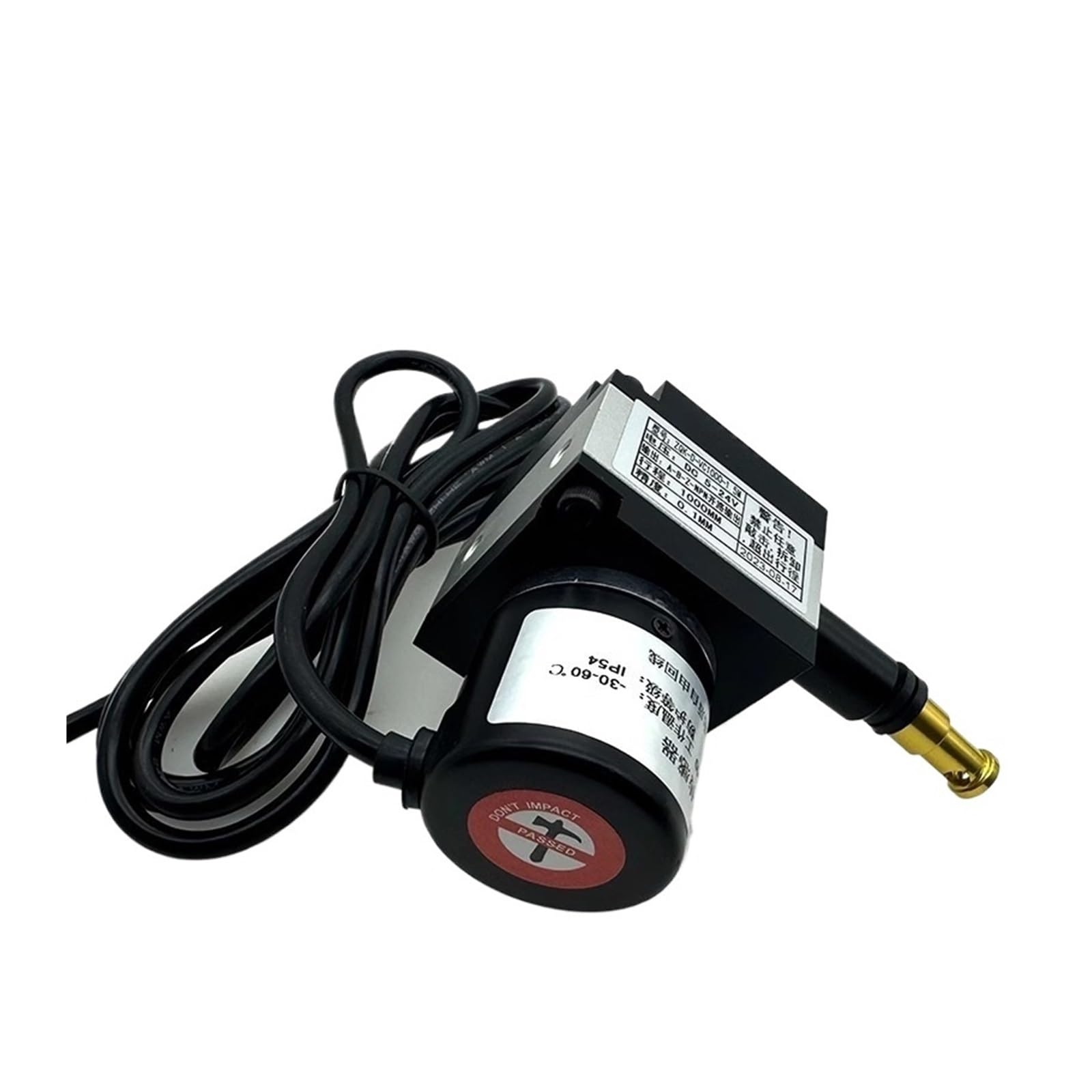 ZIDRMTKVK Pull-Wire Displacement Sensor High-Precision Box gate Opening Test Ruler Linear Encoder(200pulseABmeasurement range 0 4000mm)
