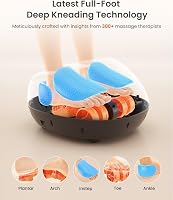 Renpho elektromos lábmasszírozó shiatsu masszázzsal és infravörös hővel 2