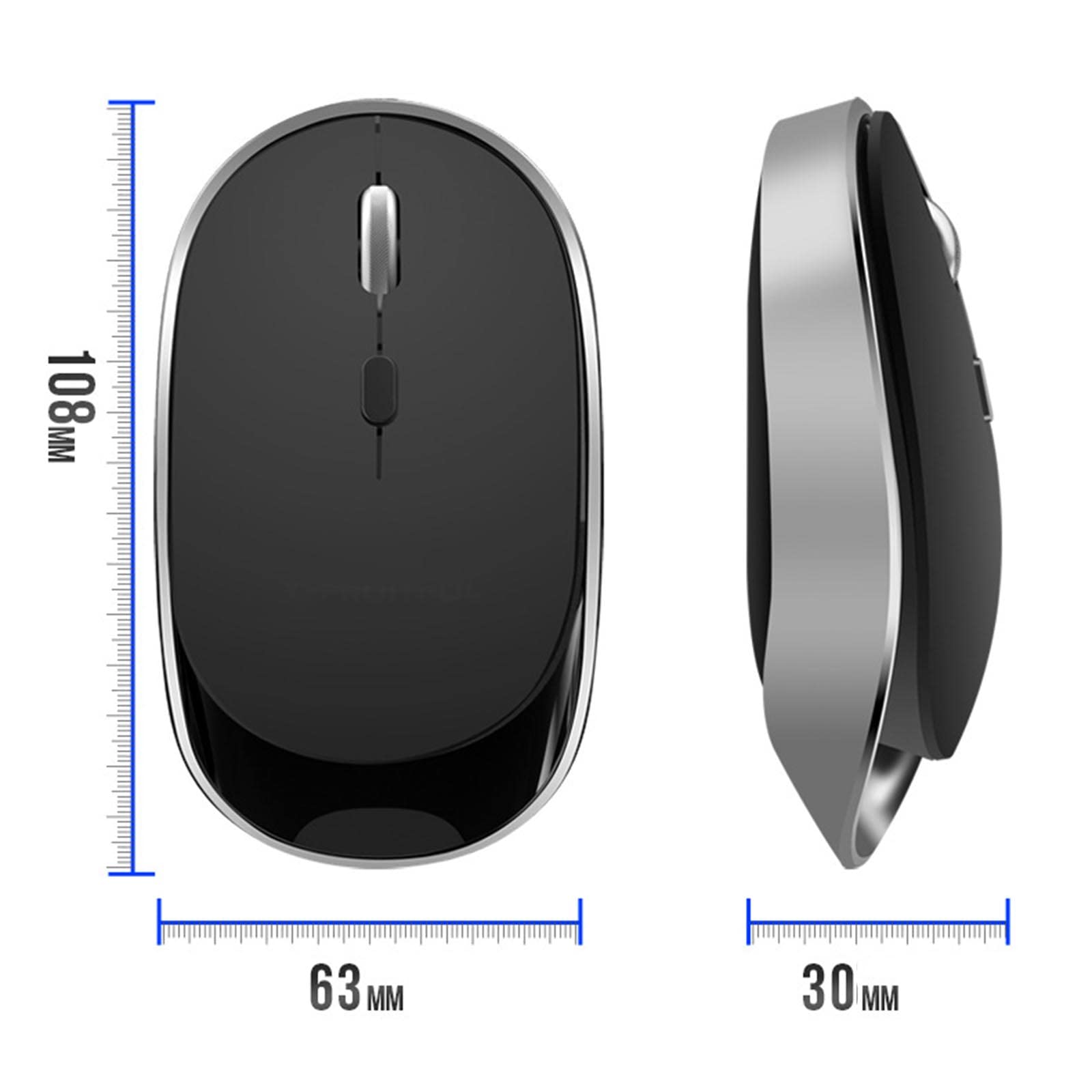 Mysz Mysz bezprzewodowa Mysz komputerowa do laptopa USB do gier Bluetooth Ergonomiczna mysz Urządzenie wskazujące Fotoelektryczny akumulator Możliwość przełączania DPI Wsparcie Ergonomia