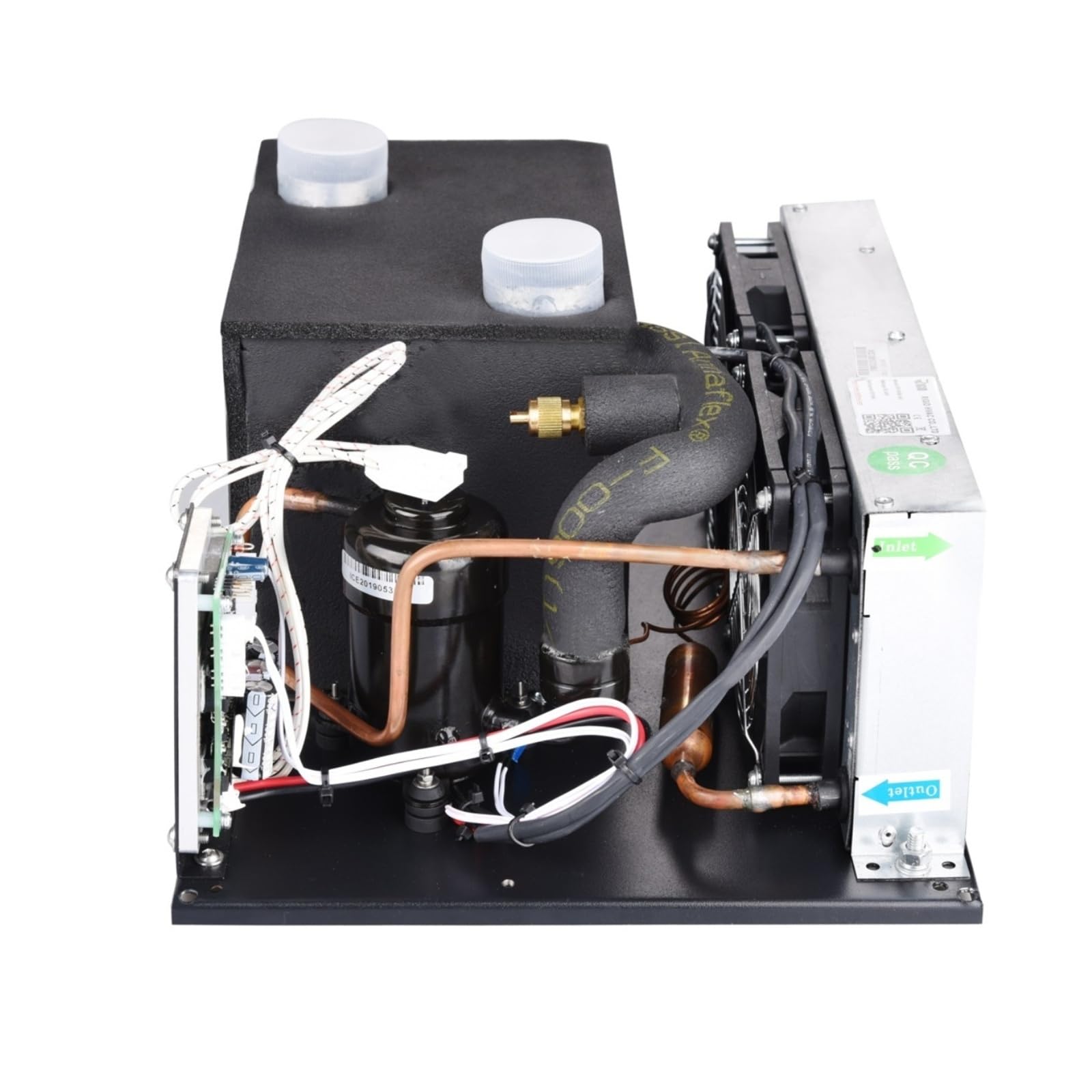 CVFRDD Micro DC Air Conditioner, Micro DC Aircon 24V 550W R134A - Powerful Mini Split AC for Car Cooling
