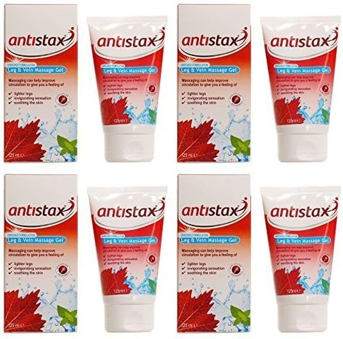 (4 PACK) - Antistax - Leg & Vein Massage Gel | 125ml | 4 PACK BUNDLE