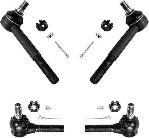 Miniatura 56 de Detroit Axle - 4 barras de acoplamiento delanteras para Hyundai Elantra Forte Koup Forte5, 4 extremos de barra de acoplamiento interiores y