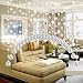 Hot Sale!DEESEE(TM)Crystal Glass Bead Curtain Luxury Living Room Bedroom Window Door Wedding Decor (E)
