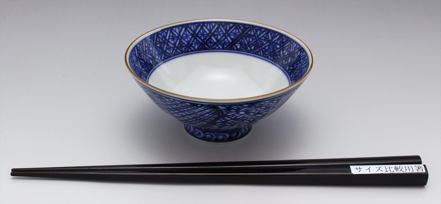 Kyoto Ware Shimizu Ware Purple Kiln Princess Bowl (with Presentation Box), Blue B8-6
