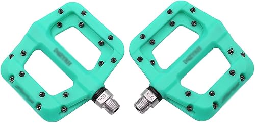 Rwlre Pedales de bicicleta, rodamientos de sello ultraligeros Pedales de bicicleta de bicicleta de nailon para carretera BMX MTB, pedales de