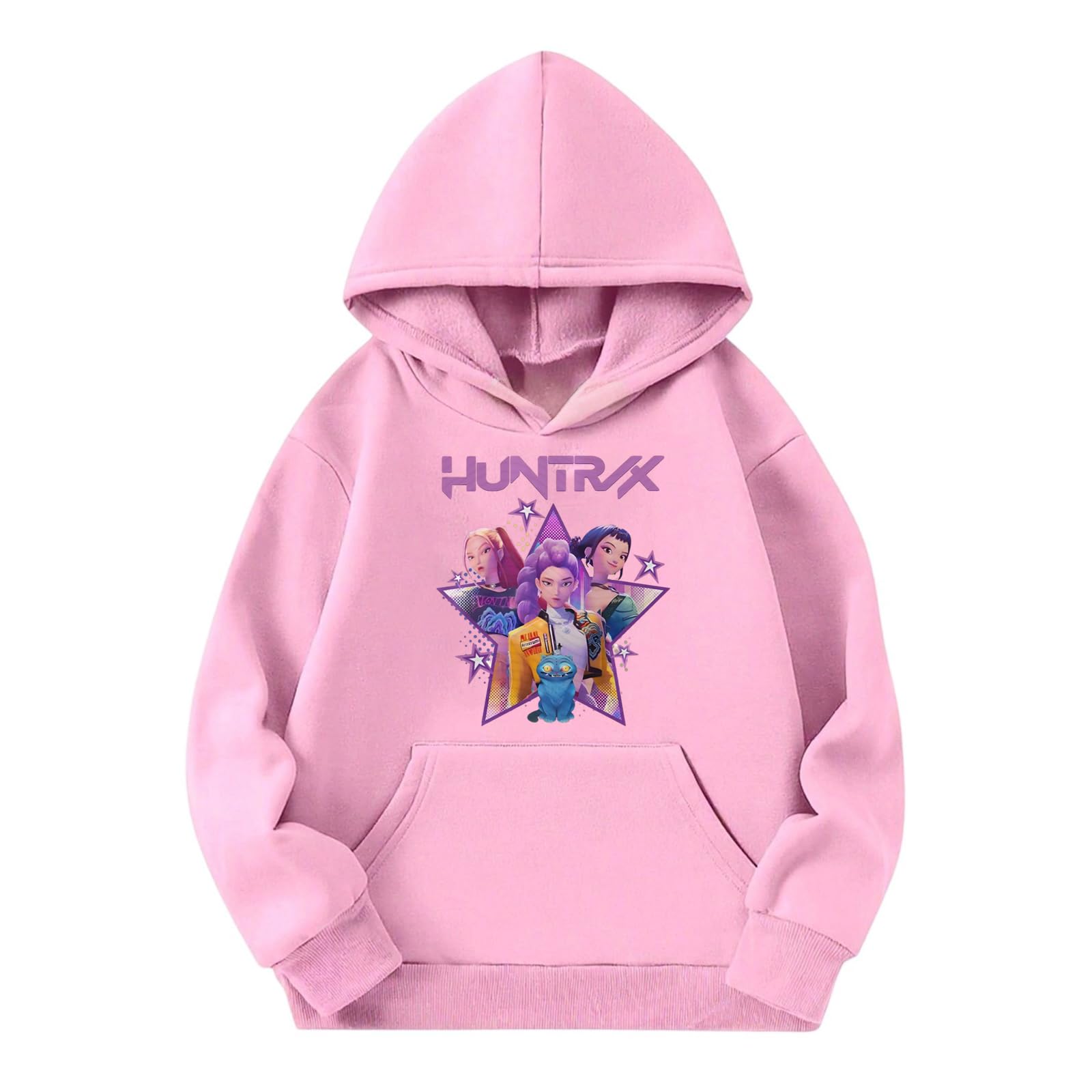 Genérico Sudadera KPOP Niña,2026 Carnaval Sudadera con Capucha Moda Anime con Estampada de música Manga Larga Sudaderas Cómodo Y2K para Niña de 2 a 14 Años — view 4