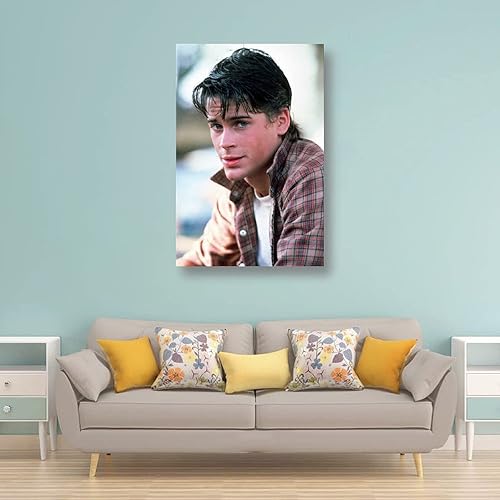 Vista 4 de Movie Rob Lowe Poster from The 80s Picture Print Wall Art Poster Painting Canvas Posters Artworks Gift Idea Room Aesthetic 12x18inch(30x45cm)