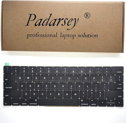 Padarsey Teclado de repuesto para MacBook Pro de 13 pulgadas A1706 y MacBook Pro de 15 pulgadas A1707 Touch Bar (solo compatible a finales de 2016 a