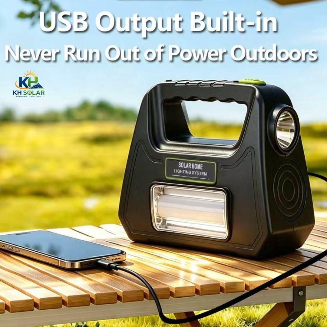 Solar Inverter Light - Emergency Power & Charging -8