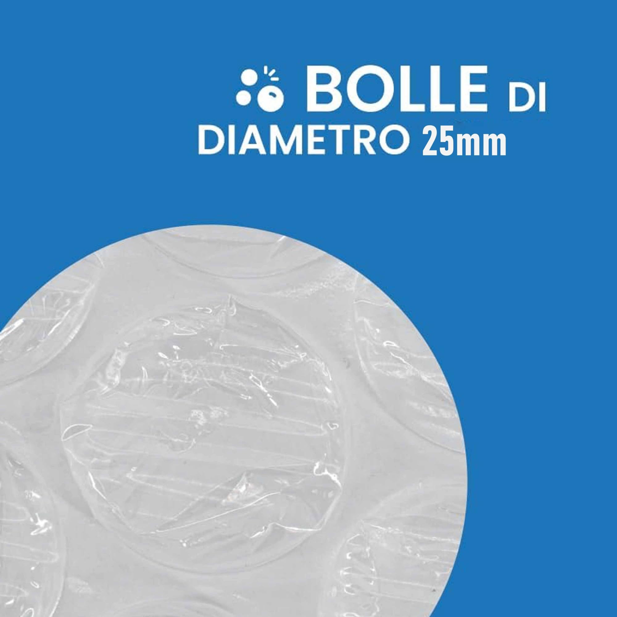 SIMPLETEK - Imballaggio Professionale: Bobina Pluriball da 75 metri larga 100 cm con Bolle Grandi da 190gr/mq per una Protezione Superiore