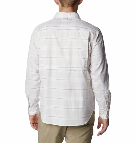 Image of Columbia Men Omni-Shade Silver Ridge Utility Lite Plaid Hiking and Trekking Long Sleeve Shirt