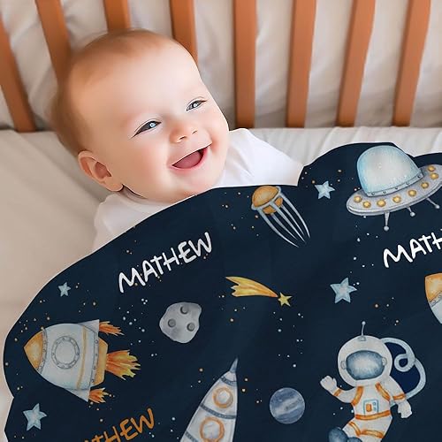 Vista 40 de Hyturtle Manta personalizada con estampado de vaca con nombre, mantas de bebé personalizadas para niños y niñas con estampado de vaca blanca y Vaca 7
