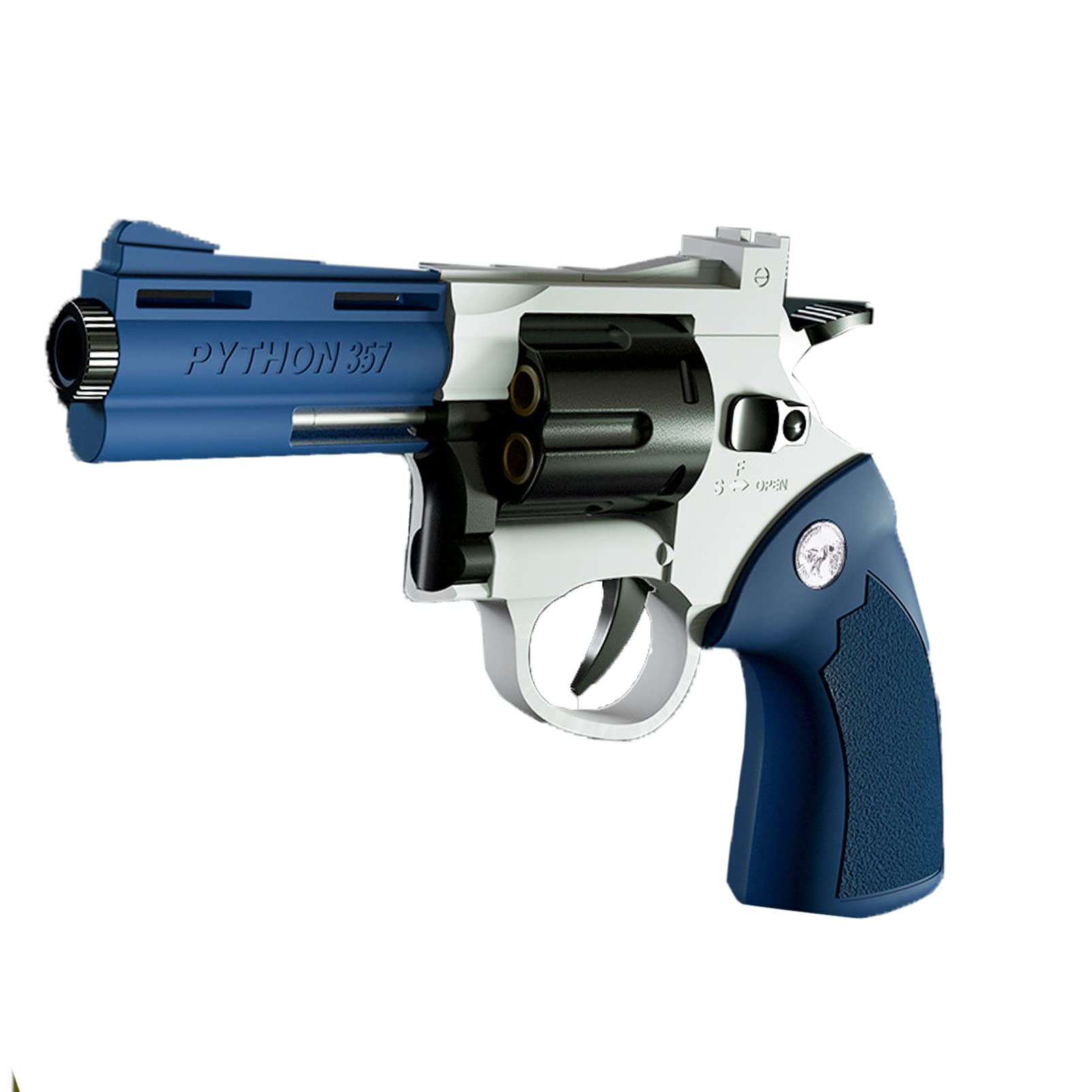 Toy Gun Soft Bullet,EVA Safety Soft Bullet That Will not harm The Human Body,with Cool Effects and Realistic Firing Sounds, with Foam Dart Toy Shooting Blaster, Great Birthday Surprise Gift for Kids