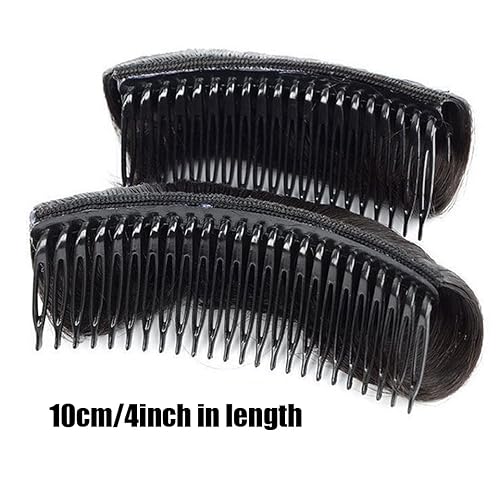 Miniatura 8 de 3 pinzas invisibles para el cabello postizo, base de volumen para mujeres, almohadilla de pelo esponjoso, herramienta de inserción para peinados de