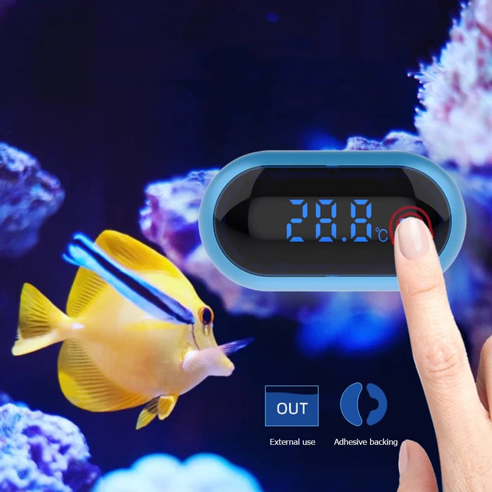 Termómetro Digital Led for acuario, medidor de prueba, termómetro electrónico for pecera, temperatura adhesivo, herramientas