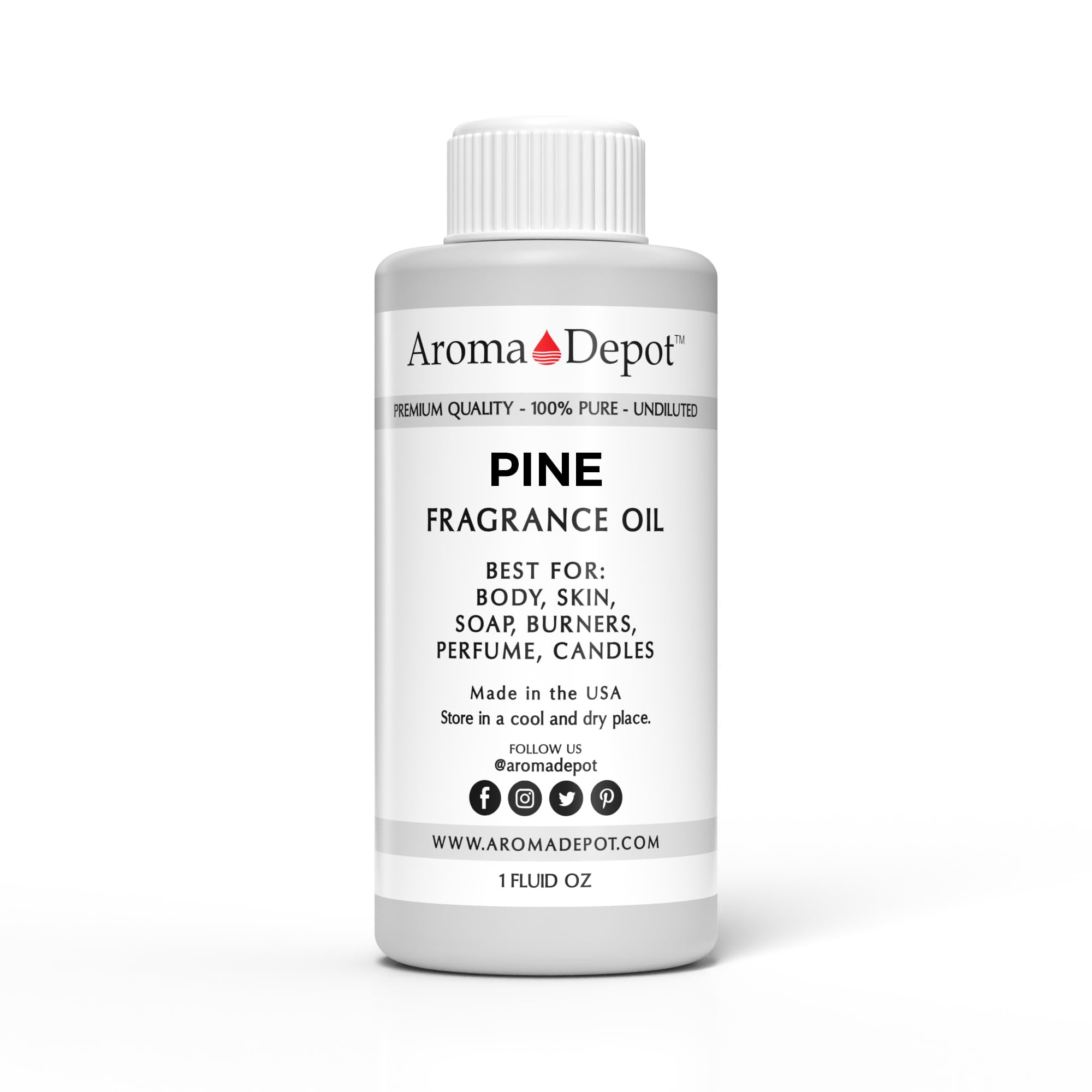 Aroma Depot 1oz Pine Perfume Oil for making, Body Oil, Soap, Candle Making &amp; Incense. Our version is a Premium Quality Undiluted &amp; Alcohol Free