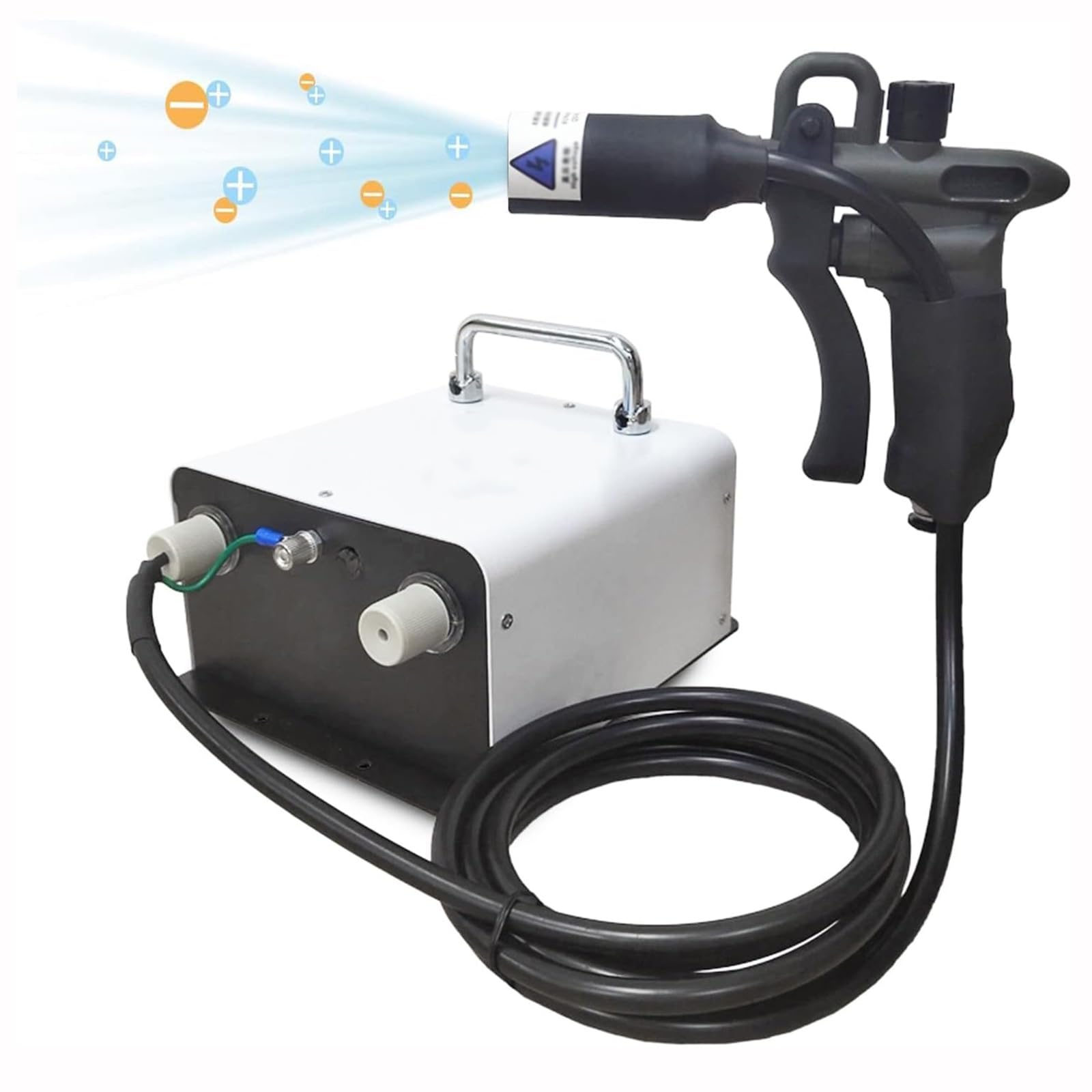 XNZJHPP 10KV Ionizing Air Gun - Heavy Duty Anti-Static Eliminator with Adjustable Pressure for Industrial Electronic Repair, Precision Cleaning & Dust Removal