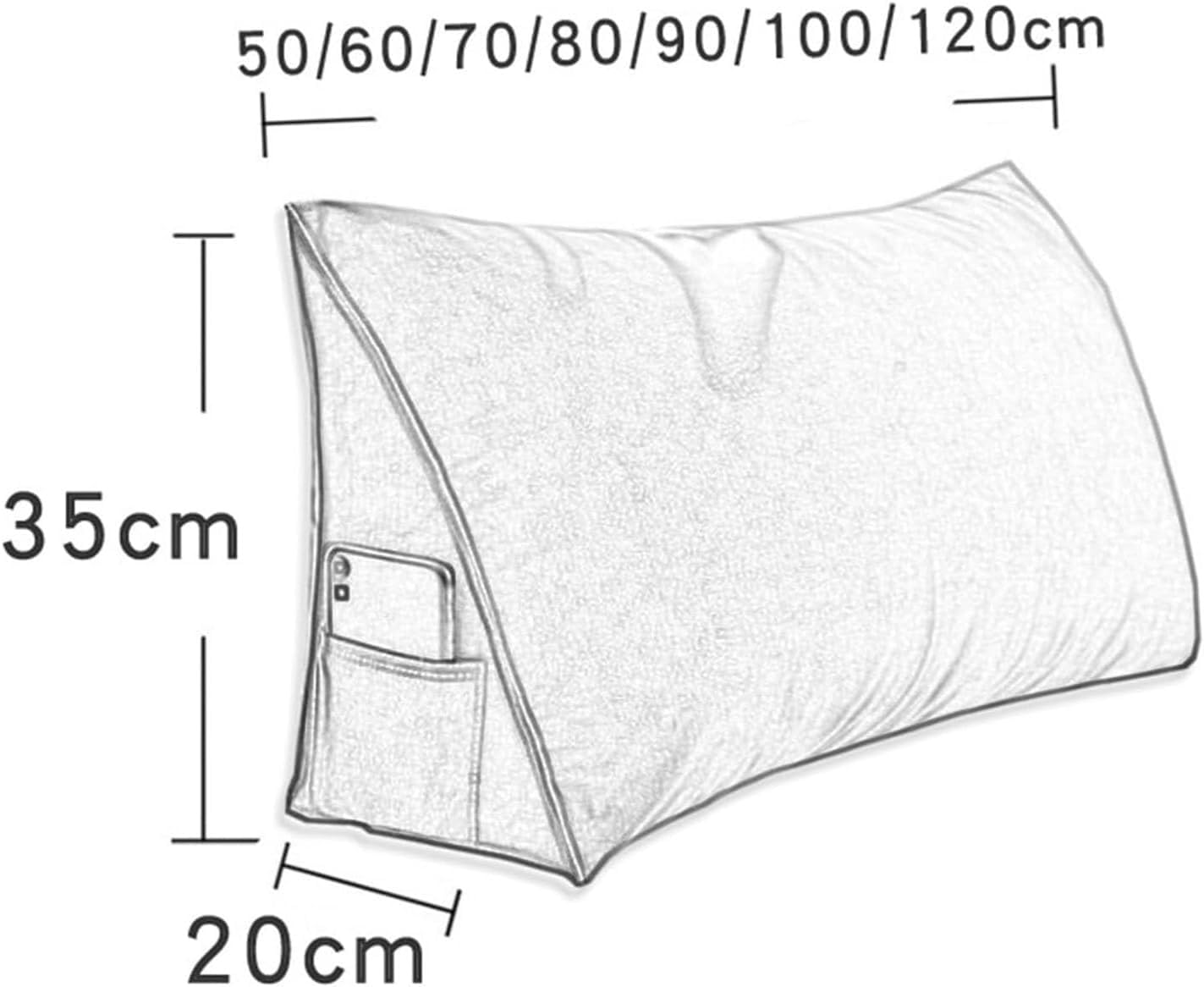 Przytulna poduszka do czytania na łóżko i sofę, oparcie lędźwiowe, zdejmowana poszewka, ergonomiczna poduszka, stylowa pasta fasolowa, różowa, 90 x 35 x 20 cm, idealna dla komfortu i relaksu