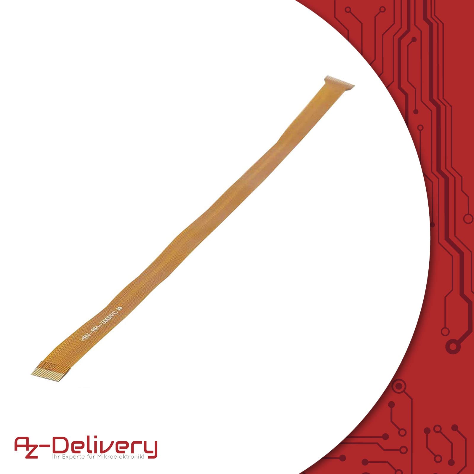 AZDelivery 3 x Zamienny kabel flex 30 cm kompatybilny z Raspberry Pi Zero kamera/wyświetlacz w tym e-book!