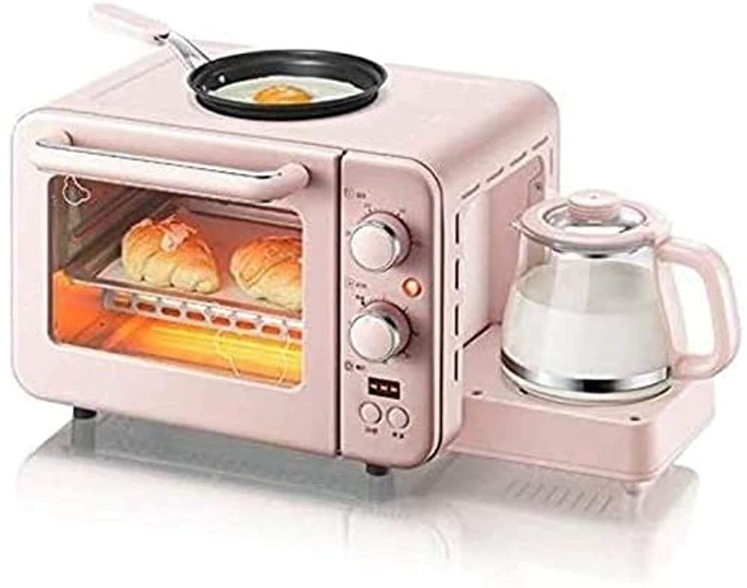 8L máquina de Desayuno hogar Multifuncional Tres en uno Horno eléctrico artefacto Horno eléctrico Mini pequeño automático