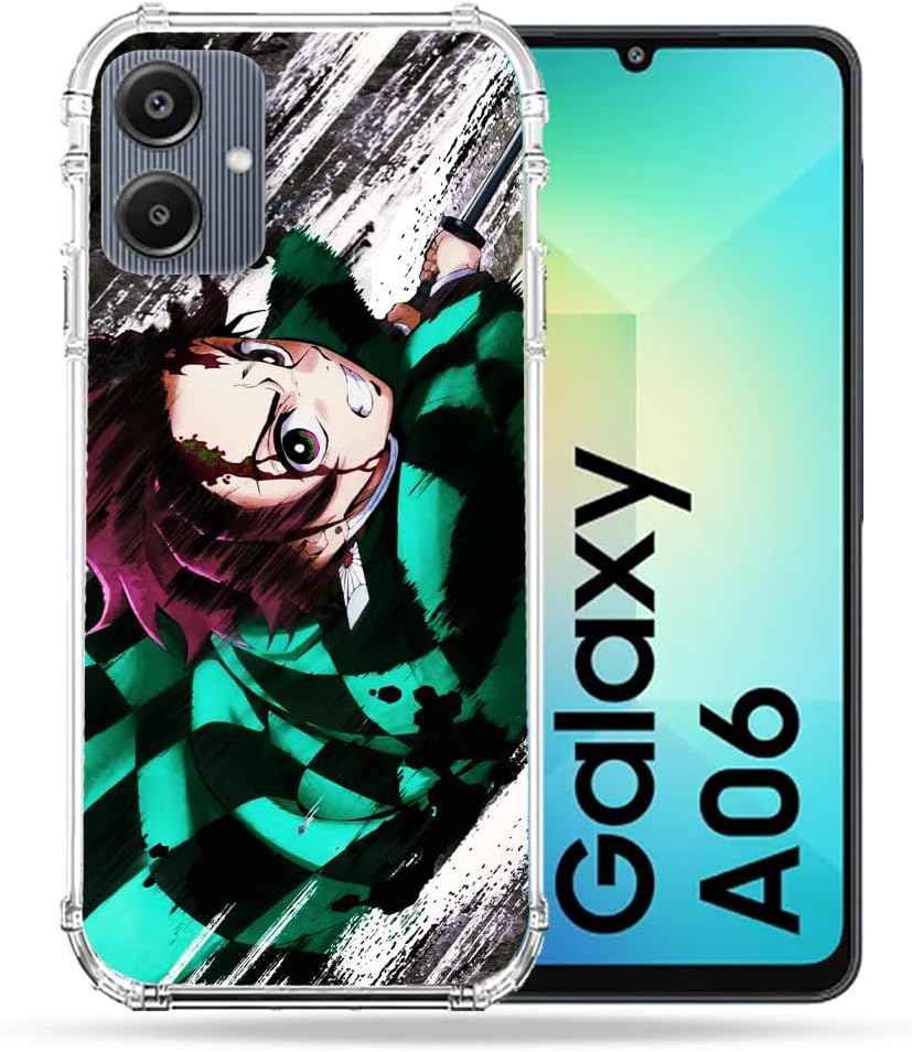 Reinforced Case for Samsung Galaxy A06 Manga Demon Slayer Tanjiro Multicoloured