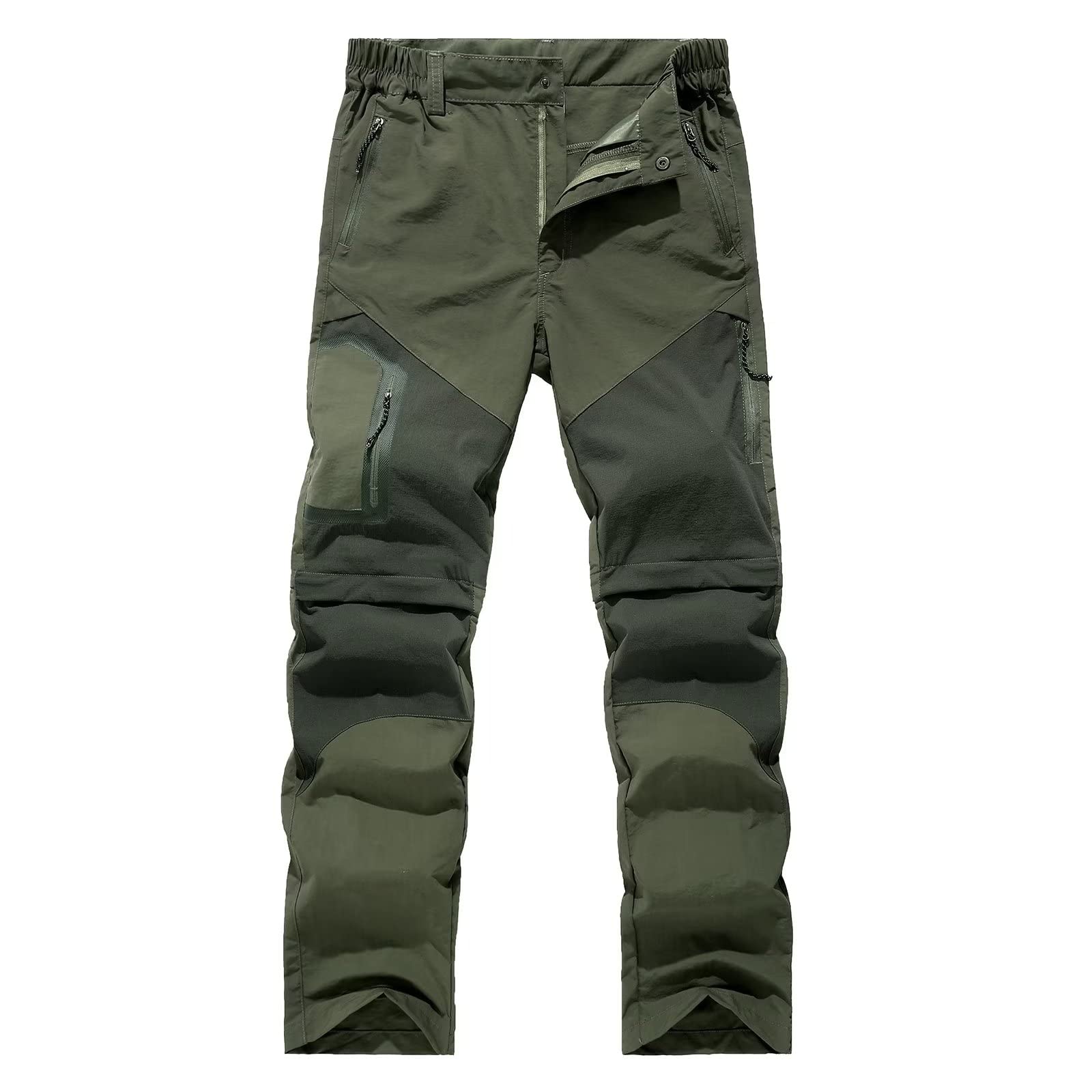 Pantalón Deportivo para Senderismo, Funcional, Trekking, Outdoor,Transpirable, de Secado rápido, Impermeables Pantalones Cortos