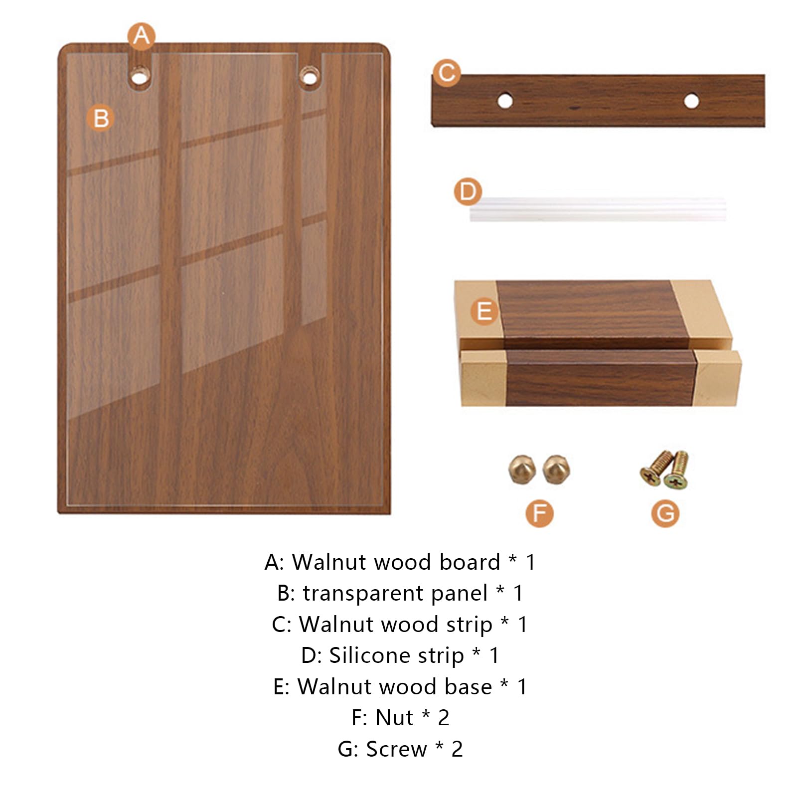 4 unidades de expositores de mesa A4/A5/A6 con base de madera, soporte para menús de madera para restaurantes, soporte para tarjetas de madera (A4)