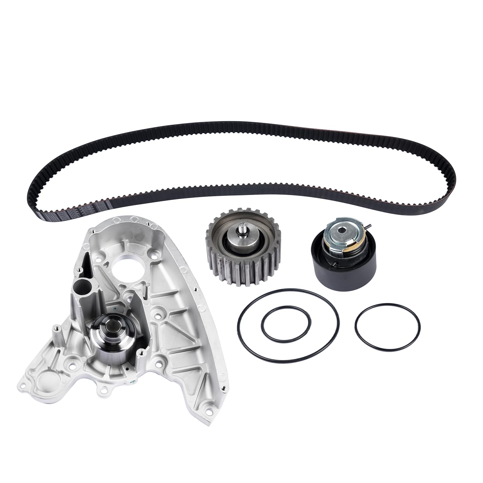 Bomba de agua + juego de correa dentada Kit de montaje compatible con Duc-ato 244 250 2.3D 504033770 VKMC02390 504010846