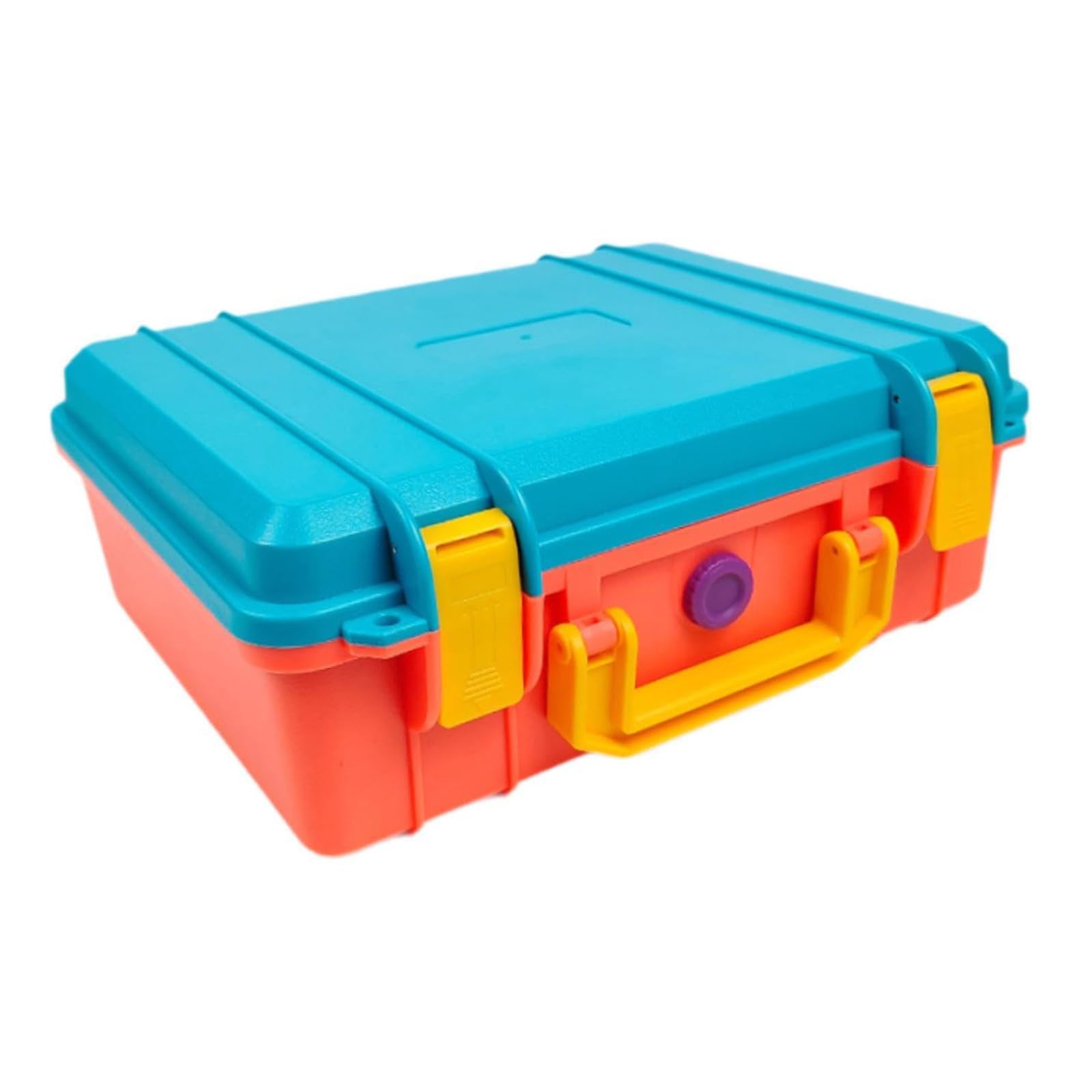 Tool Storage Box with Ergonomic Handle and Internal Compartments for Industrial Professional Waterproof Tool Box