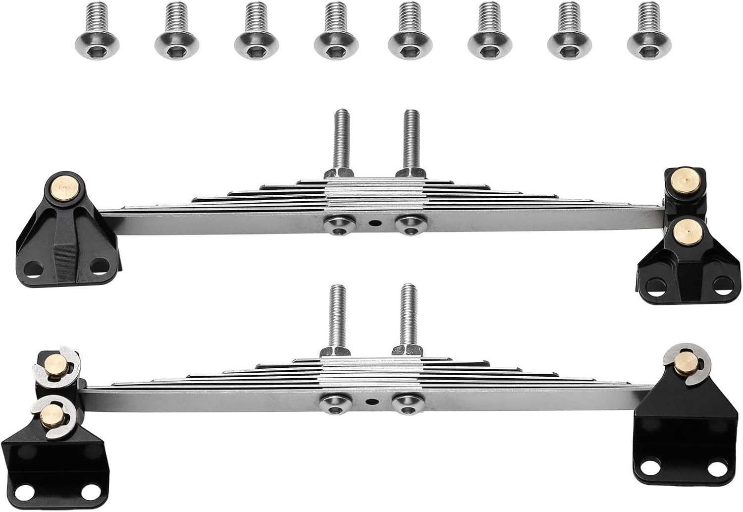 1/14 Replacement Steel Front Suspension Plate Set for Tamiya RC Car Tractor Trailer Truck RC Car Upgrade Part