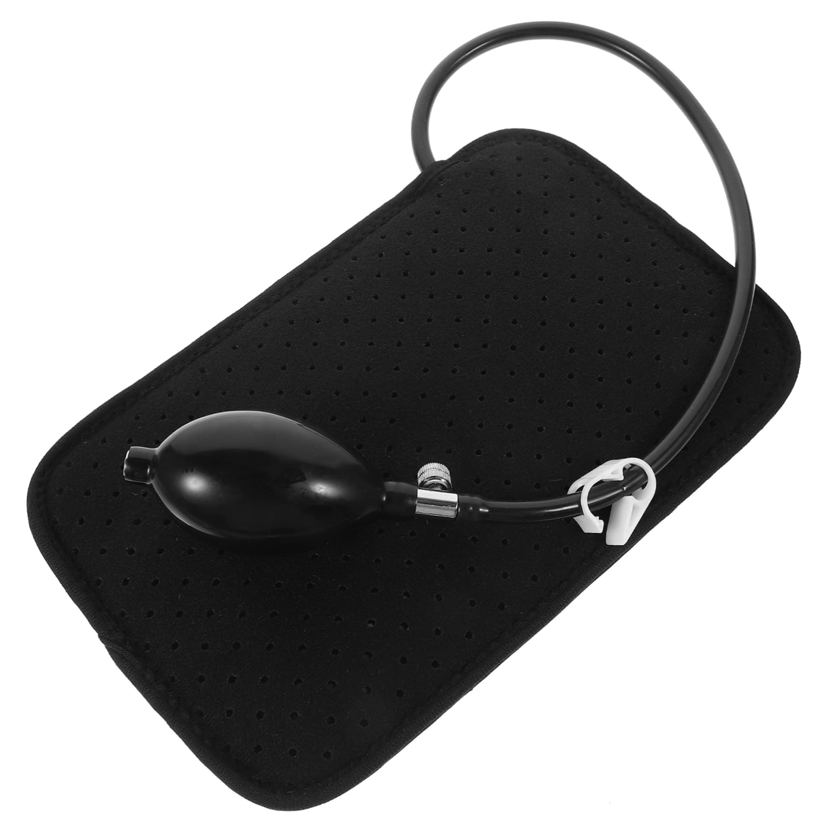 BCOATH Inflatable Traction Gasket Sport Accessories Car Gadgets Car Accessories Daily Use Lumbar Pad Washable Travel Pillow Inflatable Pillow Wear-Resistant Waist Pad Lower Back Pp Black