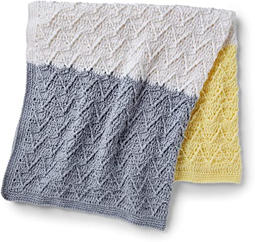 Image of Bernat Softee Baby Yarn for Crocheting Soft, Denim Marl, 3-Pack | #3 Light DK Yarn, 100% Acrylic, Soft Baby Yarn for Crocheting, Blankets, Clothes & Knitting Crafts, 362yd, 141g /5oz per skein