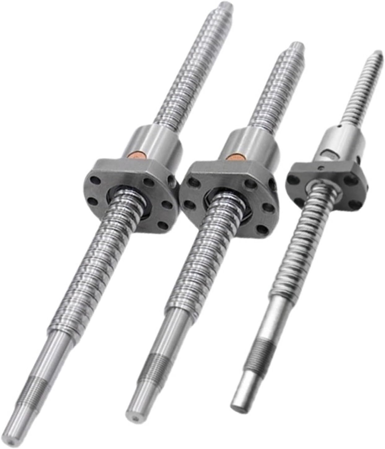 SFK1002 SFK1004 Ball Screw 10mm Miniature Ball Screw 100mm-550mm CNC Micro Ball Screw for 3D Printer(500mm,SFK1002)