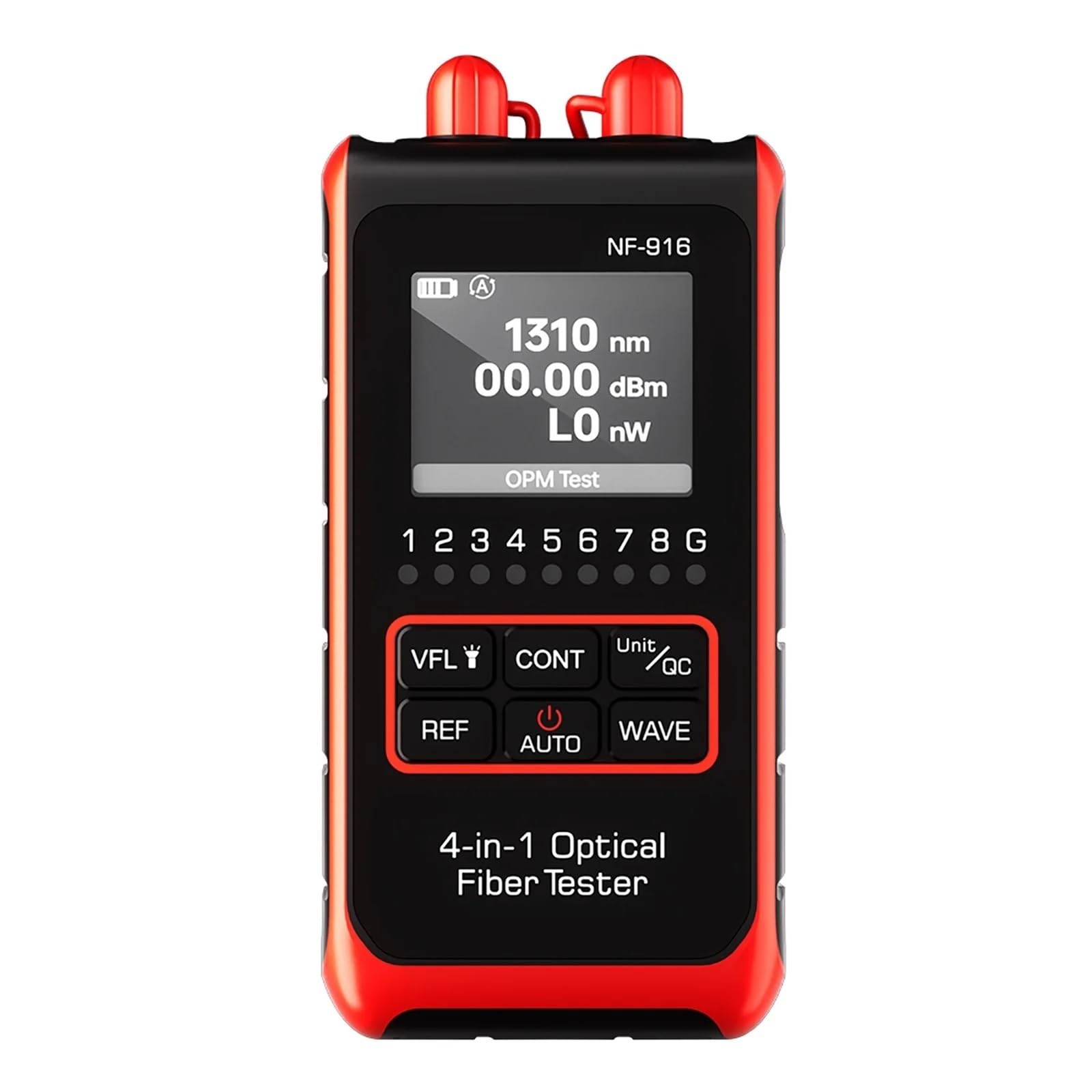 Visual fault locator NF-916 avec écran LCD pour tester les câbles FC SC ST précisément