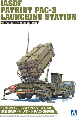 Miniatura 7 de Aoshima JASDF Patriot PAC-3 Estación de lanzamiento - Kit de construcción de modelos de plástico # 9956