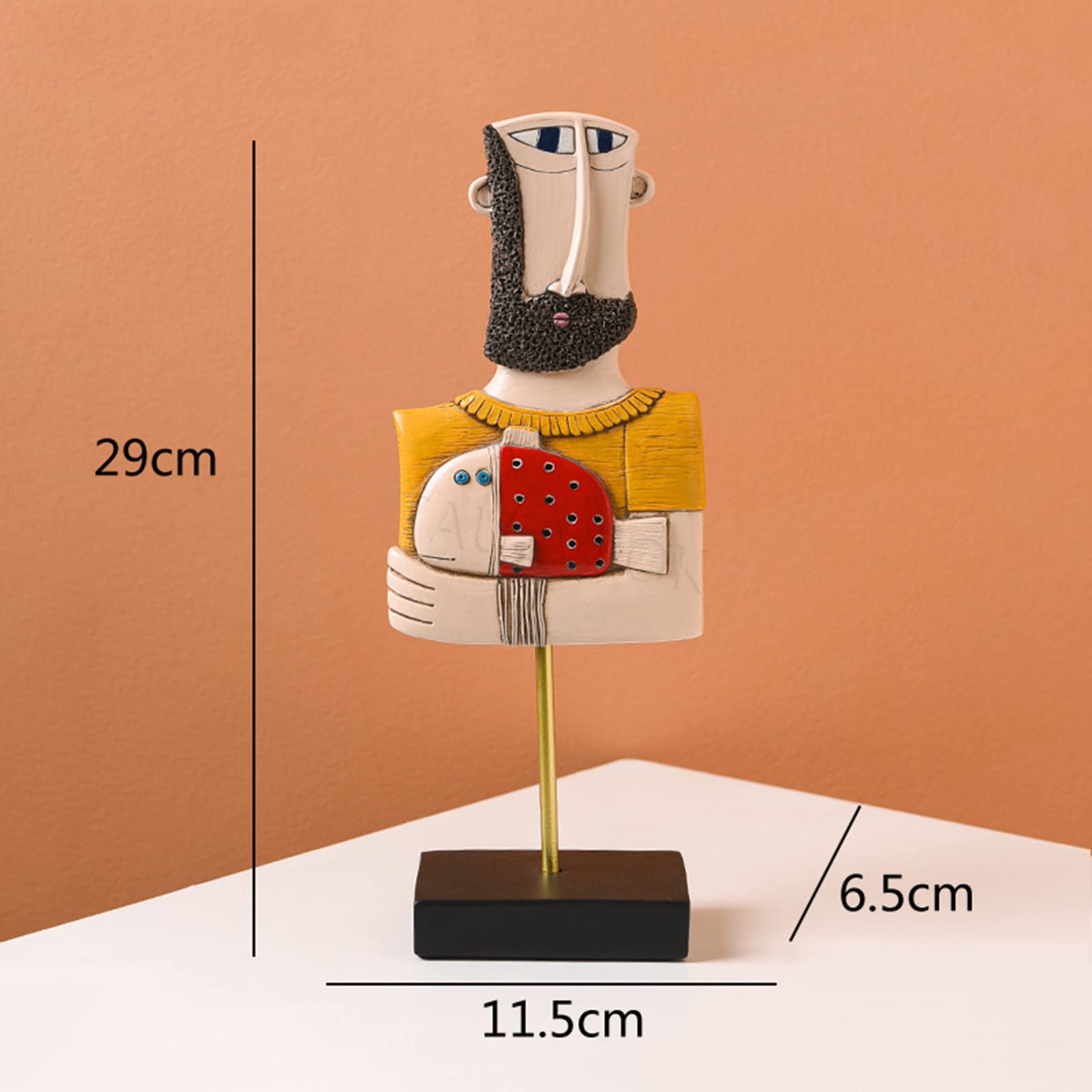 Skulpturen Deko Modern, Abstrakte Kunst Gesicht Deko Figuren, Tischdeko Wohnzimmer, Dekoration Wohnung, Dekofiguren Harz Statue, Geschenk,Portrait Set b