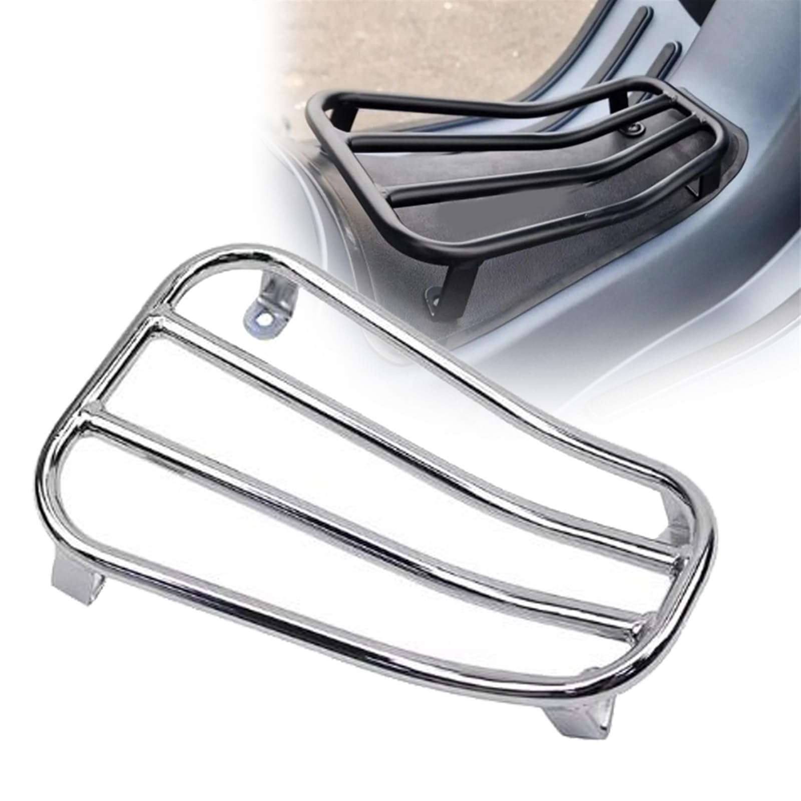 pour Vespa Sprint Primavera 150 GTS300 Support De Porte-Bagages Arrière pour Pédale Accessoires Moto