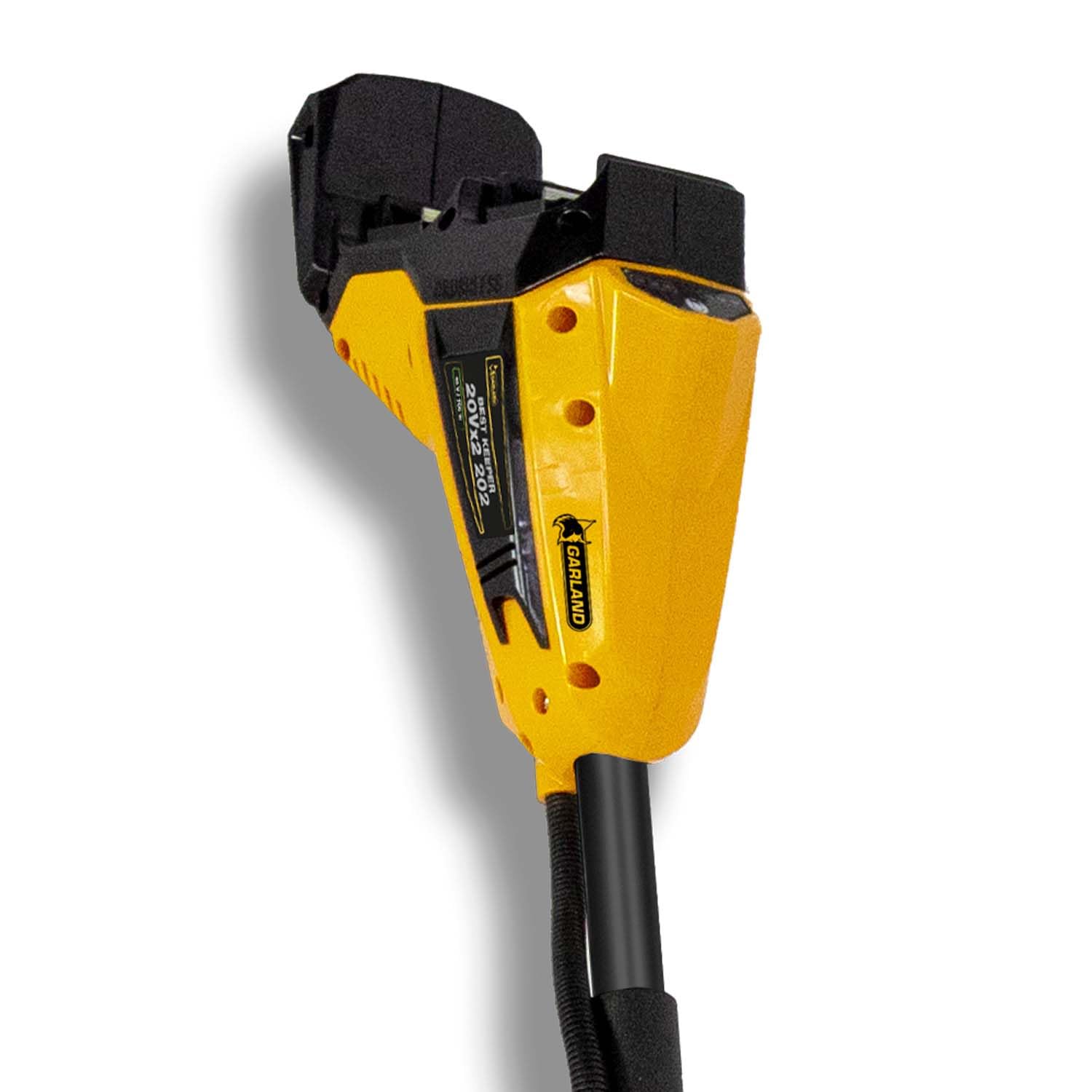 GARLAND Best Keeper 20V 202-V24 - Desbrozadora batería 40V (20V+20V) 700W Brushless, 330 mm Hilo, Disco 3 Puntas, Incluye arnés (sin baterías ni Cargador)