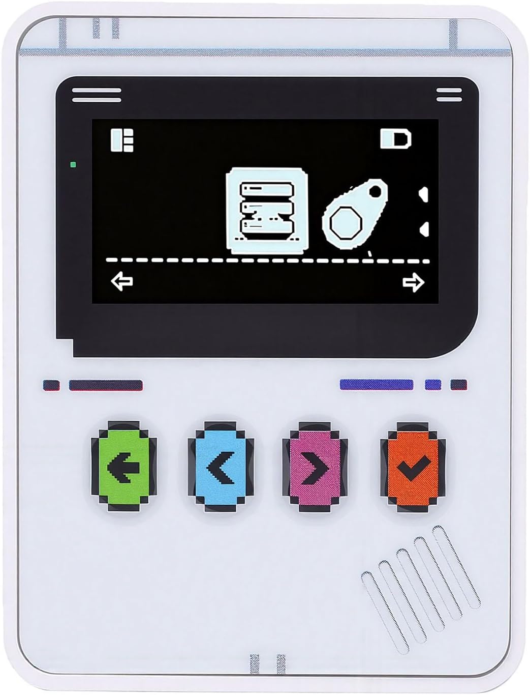 GOWENIC NFC Emulator Unlimited Rewrite, 1.3 Inch OLED Screen, Rechargeable (White)
