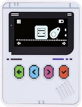 Goshyda Emulatore NFC, per Console di Gioco Supporta Funzioni di Lettura NFC, Emulatore Lettore Scrittore con Schermo OLED da 1,3 Pollici (WHITE)