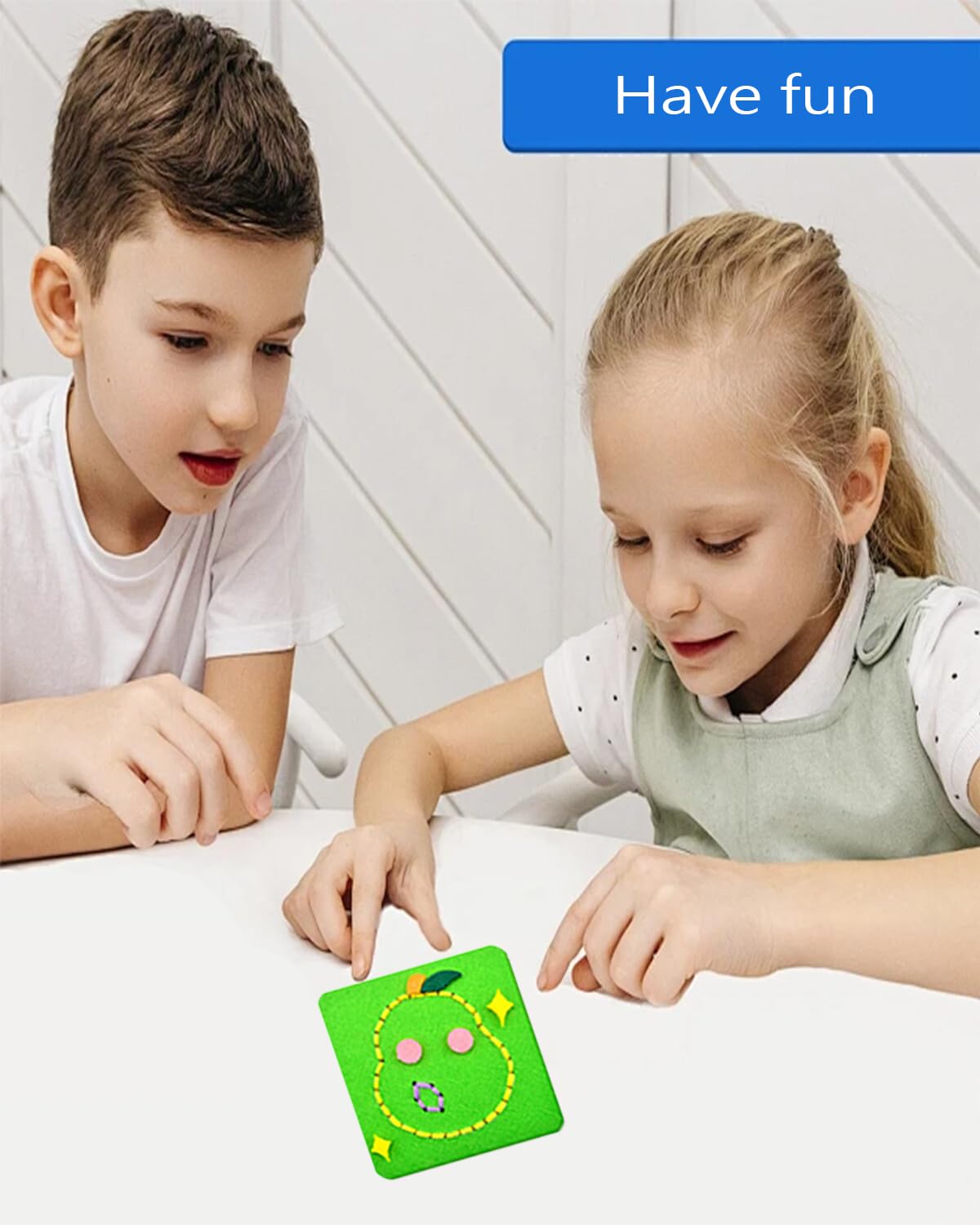 6PCS Sewing Kit for Kids, Threading Toys, Thread Board, Thread Board Kids, Lacing Toy, Sewing Craft Kit Kids Educational Sewing Toys for Beginner Children Learn to Sew - Image 5 thumbnail