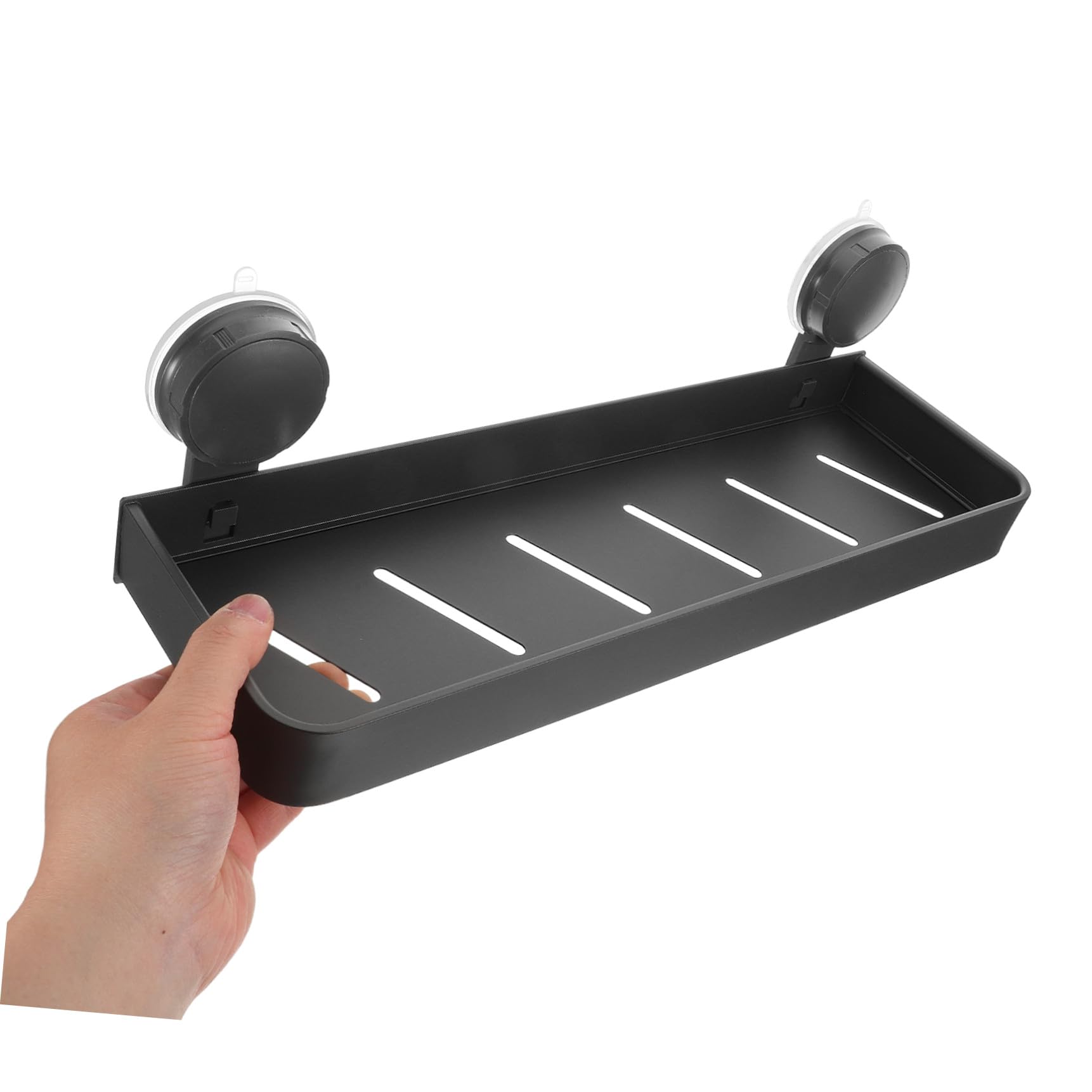 IMIKEYA Estante Taladro de Aluminio Ventosa de y Abs Baño
