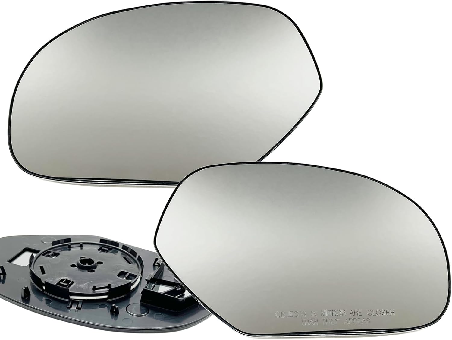 APA Replacement Mirror Glass Manual Non-Heated for 2007-2014 SILVERADO 1500 2500 3500 Pickup Truck Pair with Passenger and Driver Side 15951109 15951106