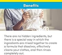 Vista 3 de Country Save Detergente para ropa en polvo natural HE - Detergente natural en polvo transparente y libre de productos químicos - Detergente